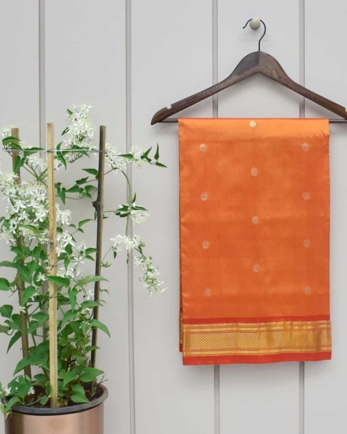 Orange Color Paithani