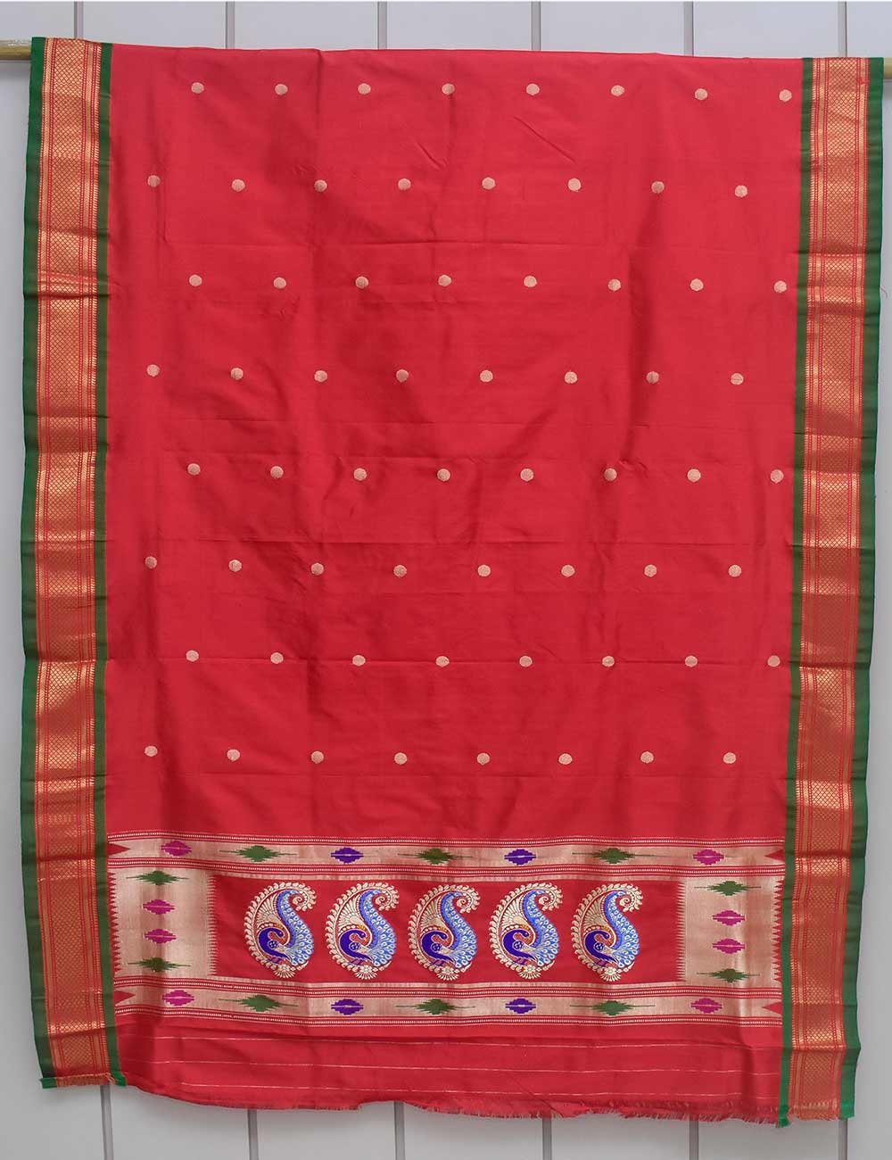 Red Color Paithani - Image 2